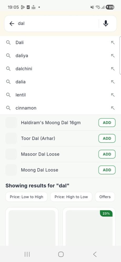 NearQ search for dal