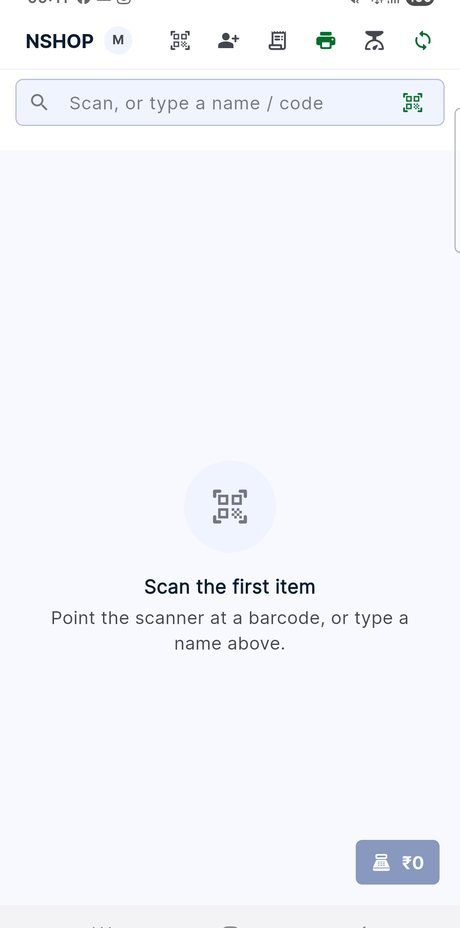 Scan the first item