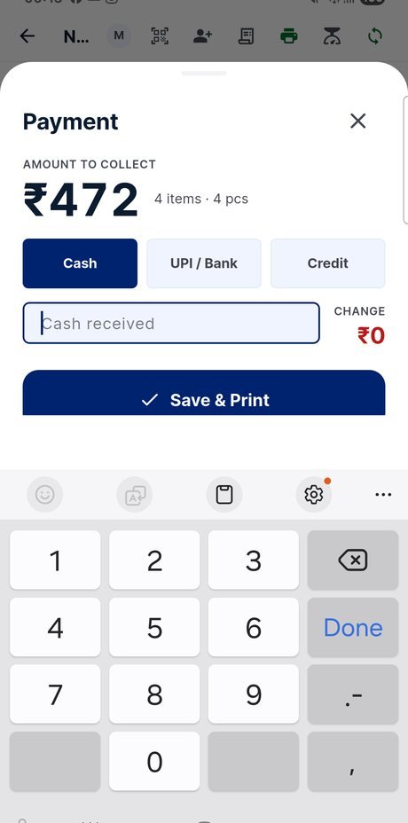 Cash, UPI or credit